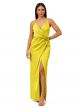 AIDAN MATTOX VNECK GOWN