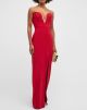 AIDAN MATTOX DEEP V GOWN