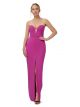AIDAN MATTOX DEEP V GOWN