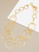 ZENZII CIRCLE LAYERED NECKLACE