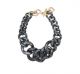 ZENZII CHUNKY RESIN LINK COLLAR NECKLACE