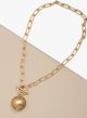 ZENZII PAPERCLIP CHAIN COLLAR NECKLACE