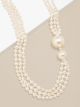 ZENZII OVERSIZED PEARL NECKLACE