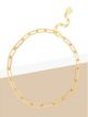 ZENZII CRYSTAL LINK COLLAR NECKLACE