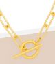 ZENZII TOGGLE CHARM COLLAR NECKLACE