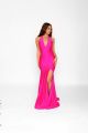 NICOLE BAKTI HALTER GOWN W/ SLIT FRONT