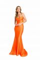NICOLE BAKTI BACK LACE UP GOWN