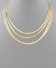 GS TRIPLE LAYER NECKLACE