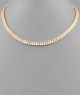 GS CZ CHOKER NECKLACE