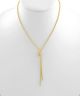 GS GOLD Y KNOTED NECKLACE