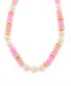 GS PEARL & RONDELLE SHAPE BEADS NECKLACE
