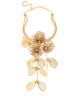 GS FILIGREE FLOWER DROP NECKLACE