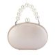 OLGA BERG ABIGAIL PEARL HANDLE BAG