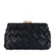 OLGA BERG QUINN WOVEN CLUTCH