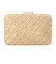 OLGA BERG INES WOVEN CLUTCH