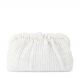 OLGA BERG AMALIA PLEAT WOVEN CLUTCH