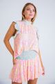 KARLIE MIX FLORAL SMOCKED SKORT