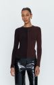 PISTOLA BETSY VARIEGATED RIB LS CREWNECK