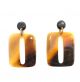 ACCESSORY JANE LARGE RECTANGLE DROP EARRING