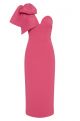 REBECCA VALLENCE ANAIS ONE SHOULDER MIDI DRESS