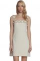 STELLAH NYC FLOWER APPLIQUE DRESS