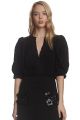 STELLAH NYC VELVET VOLUME SLEEVE TOP