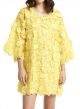 STELLAH 3/4 SLV APPLIQUE DRESS