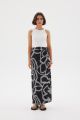 SOVERE SGRAFFITO WRAP MAXI SKIRT