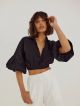 SOVERE EFFECT CROP BLOUSE