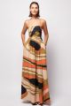 SWF TIE UP DETAILED MAXI DRESS