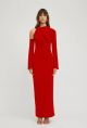 TOJHA HANIYA BONDED-CREPE DRESS