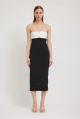TOJHA TALLULA BONDED-CREPE DRESS