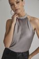 GENERATION LOVE ELLIS SATIN HALTER TOP